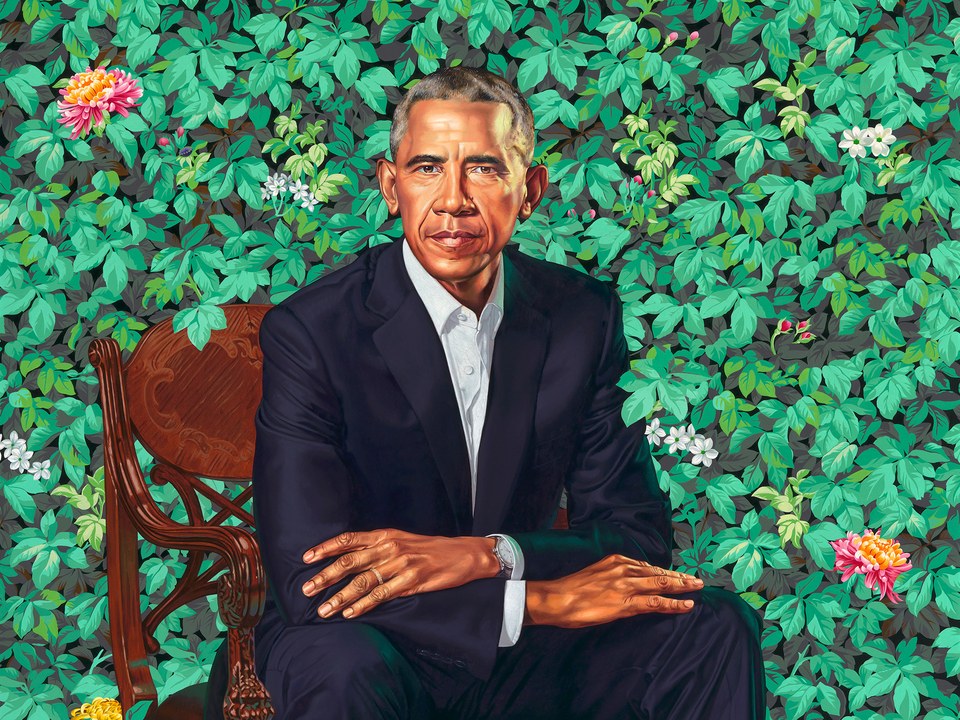 President Barack Obama, Kehinde Wiley, 2018